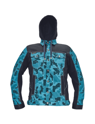 JACHETA CU GLUGA CAMUFLAJ