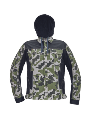 JACHETA CU GLUGA CAMUFLAJ