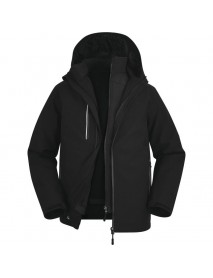 PARKA 3X1 DIN POLIESTER CU ELASTICITATE MECANICĂ - IMPERMEABILĂ ȘI RESPIRABILĂ