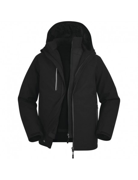PARKA 3X1 DIN POLIESTER CU ELASTICITATE MECANICĂ - IMPERMEABILĂ ȘI RESPIRABILĂ