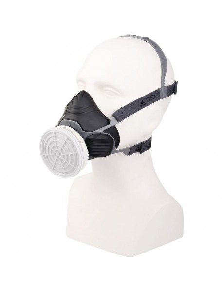 SEMI-MASCĂ DIN 3 MATERIALE - PREVĂZUTĂ PENTRU UN 1 CARTUȘ FILTRANT