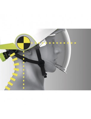 CASCĂ DE PROTECȚIE CU CARCASĂ DUBLĂ CU VIZIERĂ PLIANTĂ INTEGRATĂ