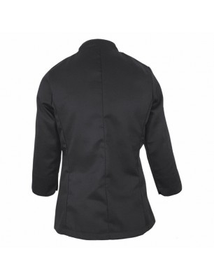 TUNICA BUCATAR DAMA CU BUTONI, NEAGRA