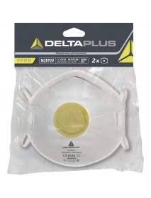 KIT DE 2 SEMI-MĂȘTI FFP2 CU SUPAPĂ