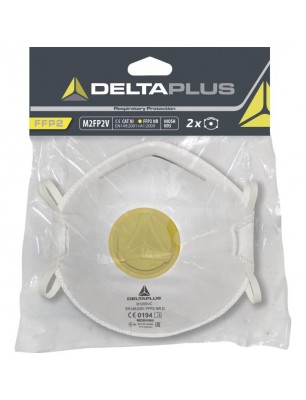 KIT DE 2 SEMI-MĂȘTI FFP2 CU SUPAPĂ