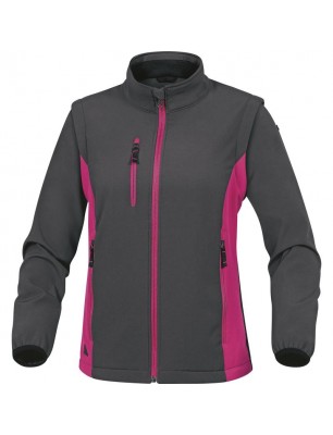 JACHETA SOFTSHELL 96% POLIESTER 4% FIBRĂ SINTETICĂ ELASTICĂ - MÂNECI DETAȘABILE