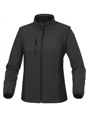 JACHETA SOFTSHELL 96% POLIESTER 4% FIBRĂ SINTETICĂ ELASTICĂ - MÂNECI DETAȘABILE