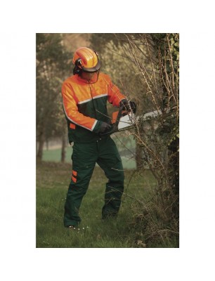 VESTĂ TĂIETOR DE LEMNE - CĂPTUȘEALĂ CU COMPLEX ANTITĂIERE
