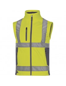 VESTĂ SOFTSHELL POLIESTER/ELASTAN 3 STRATURI LAMINATE
