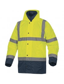 PARKA 3 ÎN 1 ÎNALTĂ VIZIBILITATE POLIESTER OXFORD CU MANTA PU