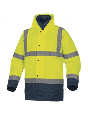PARKA 3 ÎN 1 ÎNALTĂ VIZIBILITATE POLIESTER OXFORD CU MANTA PU