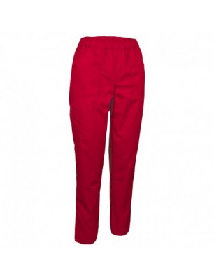 PANTALONI MEDICALI POPLIN ROSU