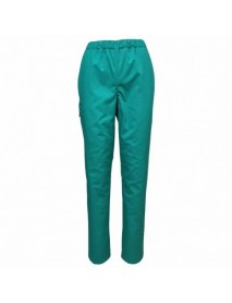 PANTALONI MEDICALI POPLIN VERZI