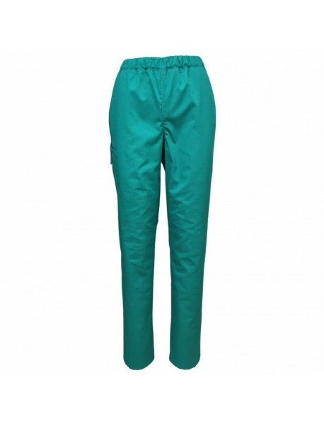 PANTALONI MEDICALI POPLIN VERZI