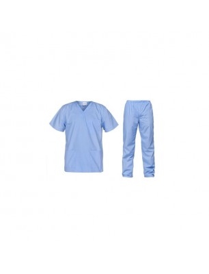 COSTUM MEDIC POPLIN 110GR BLEU