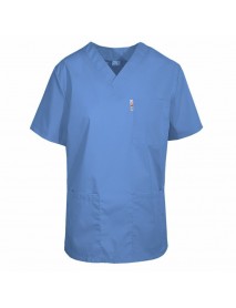 COSTUM MEDIC POPLIN 165GR BLEU