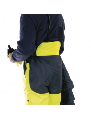 PANTALONI CALDUROSI INALTA VIZIBILITATE POLIESTER CU MEMBRANA PU