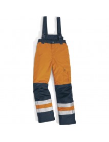 PANTALONI CALDUROSI INALTA VIZIBILITATE POLIESTER CU MEMBRANA PU