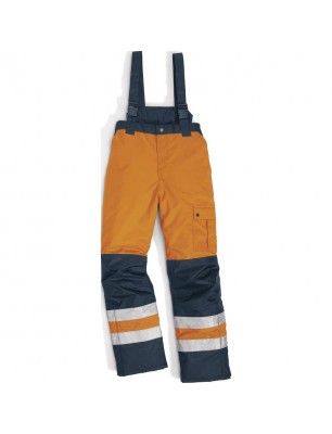 PANTALONI CALDUROSI INALTA VIZIBILITATE POLIESTER CU MEMBRANA PU