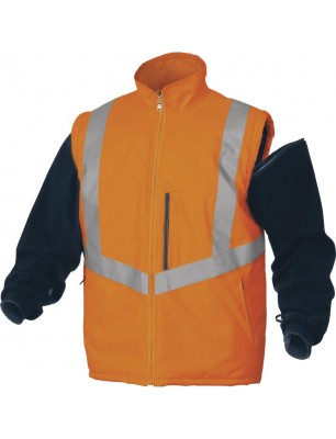 PARKA  INALTA VIZIBILITATE 5 IN 1 POLIESTER OXFORD CU MANTA PU