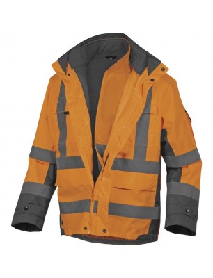 PARKA INALTA VIZIBILITATE DIN POLIESTER CU MEMBRANA PU PARKA INALTA VIZIBILITATE DIN POLIESTER CU MEMBRANA PU
