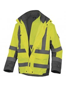 PARKA INALTA VIZIBILITATE DIN POLIESTER CU MEMBRANA PU