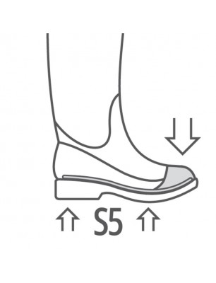 CIZME DE LUCRU TIP SALOPETA DIN PVC - S5 SRA